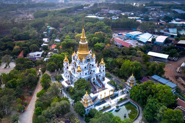 Buu Long Buddhist temple in Ho Chi Minh City, Vietnam This temple at Long Binh ward t, district 9...