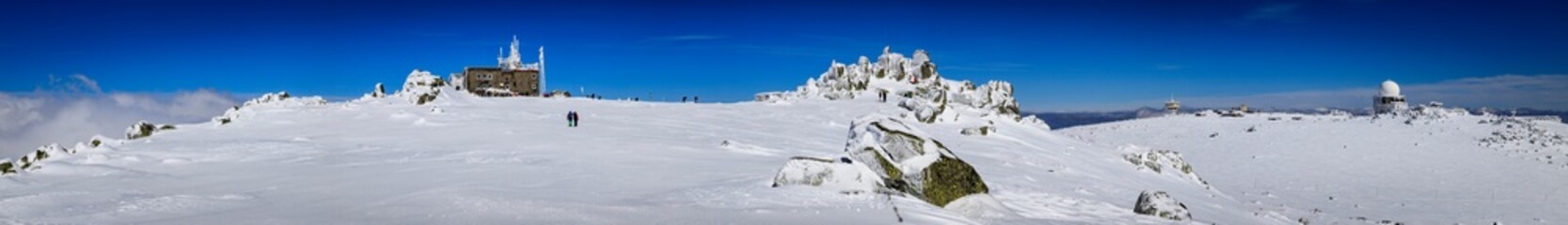 A winter hiking in Vitosha mountain.