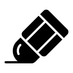 eraser glyph icon