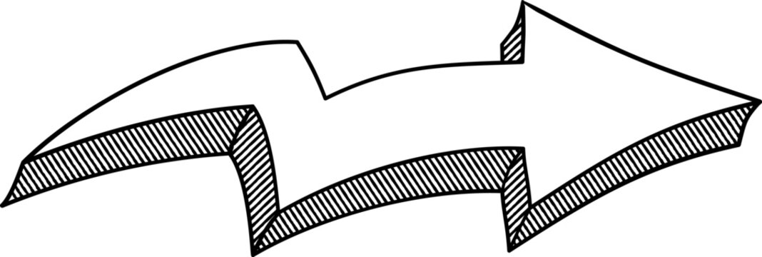 An arrow sign icon direction symbol vintage style design element