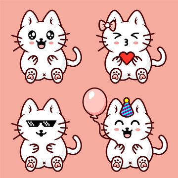 EPS Chiby Cute Cat Vector