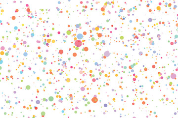 Multicolor background, colorful vector texture with circles. Splash effect banner. Glitter silver dot abstract illustration with blurred drops of rain. Pattern for web page, banner,poster, card