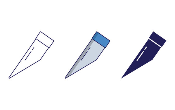 Slice tool vector icon