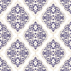 Luxury vector seamless pattern. Ornament, Traditional, Ethnic, Arabic, Turkish, Indian motifs. Great for fabric and textile, wallpaper, packaging design or any desired idea. 