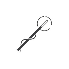 magic wand icon logo vector template