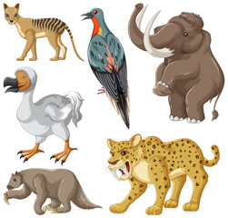 Collection of Extinct Animals