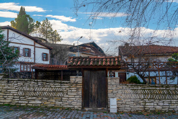 Naklejka premium Traditional Turkish houses in Safranbolu, Karabuk, Turkey