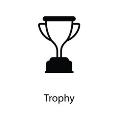  Trophy icon design stock illustration
