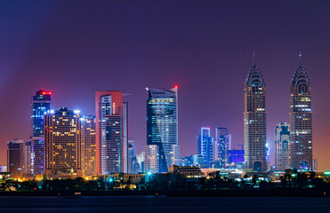 Dubai Nachtarchitektur