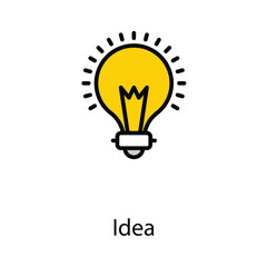 idea icon design stock illustration
