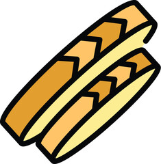 Pilates tools icon. Outline pilates tools vector icon for web design isolated on white background color flat