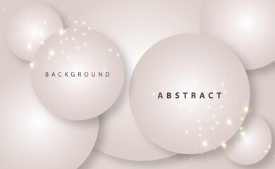 Modern abstract elegant background, bubbles circle shape design