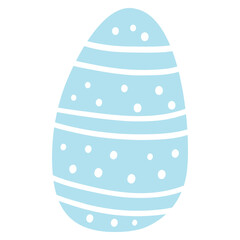 Hand drawn vector illustration of colorful Easter egg