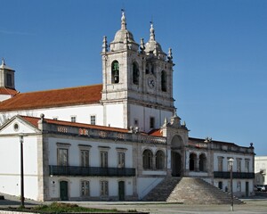 Fototapeta na wymiar Se cathedral in Nazare, Centro - Portugal 