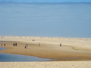 Fototapeta na wymiar Atlantic dunes in Foz de Arelho, Centro - Portugal 