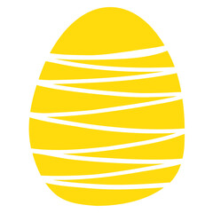 Hand drawn vector illustration of colorful Easter egg