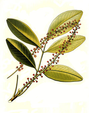Heilpflanze, Paraguay-Jaborandi, Pilocarpus pennatifolius, auch Rutakraut genannt, ist eine in S&uuml;damerika heimische Pflanzenart aus der Gattung der Jaborandis