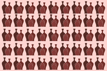 Greek key Versace pattern design with geometric shapes background 