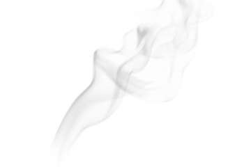 Fotobehang Candle Smoke or Fog Effect For Compositing or Overlay  © smishura