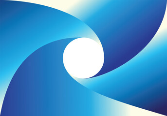 abstract background consisting of blue, green and white triangles, vector illustration