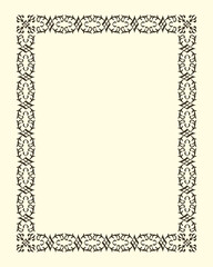 ornamental  frame vintage