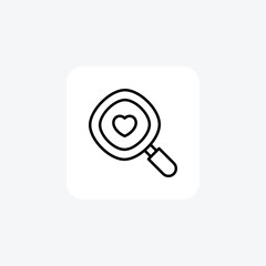 Find, Dating,fully editable vector line icon

