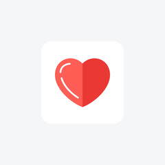 Favorite, heart, fully editable vector line icon


