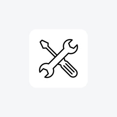 Web, setup fully editable vector fill icon

