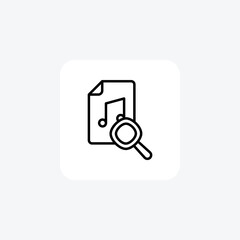 Searching icon fully editable vector fill icon

