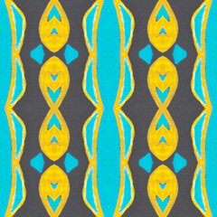 American native ornament. Seamless aztec background.