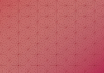 和柄パターン 麻の葉文様 背景素材