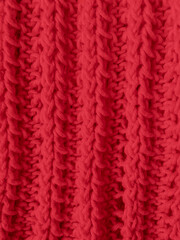 Organic knit material with detail woven threads.