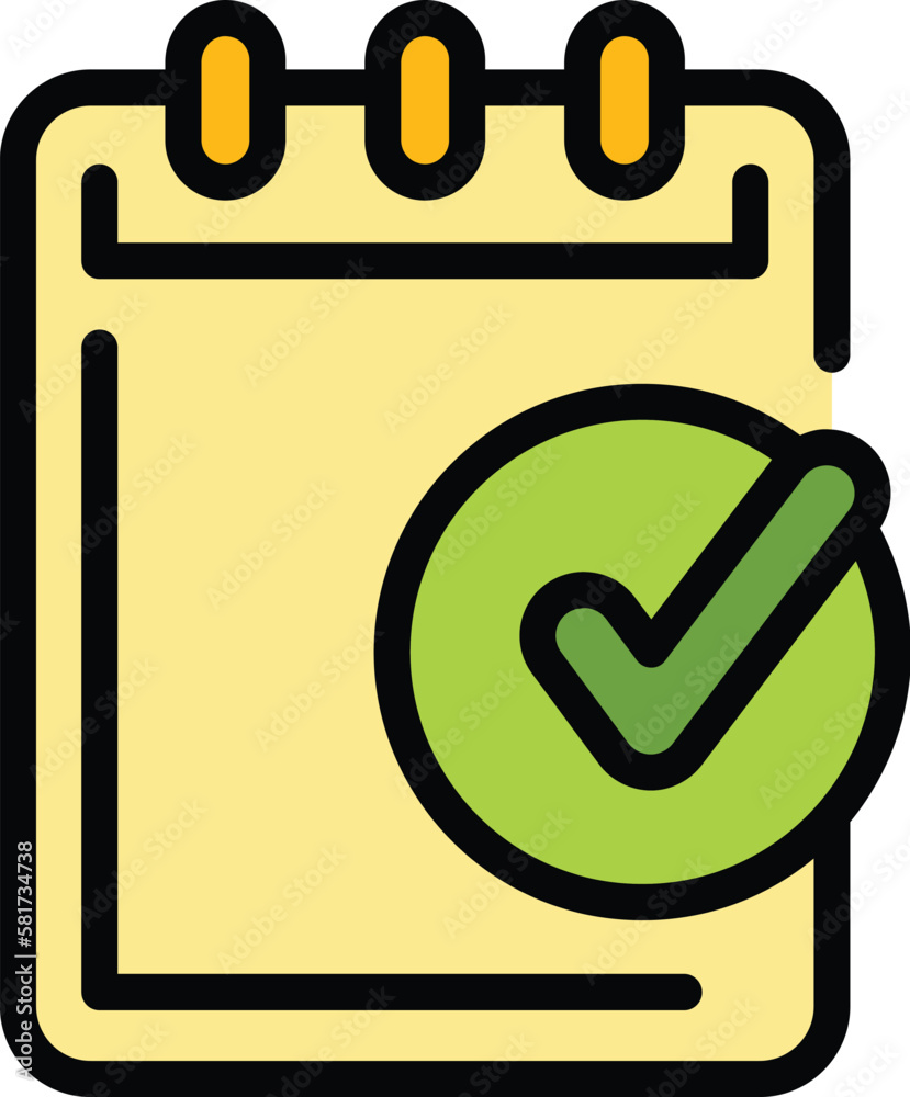 Poster calendar task icon. outline calendar task vector icon for web design isolated on white background co