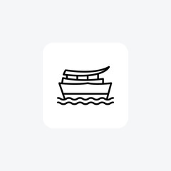 Longtail day fully editable vector icon

