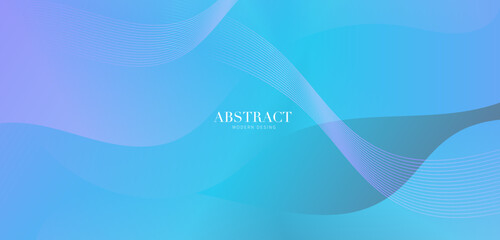 Abstract blue background, Blue banner