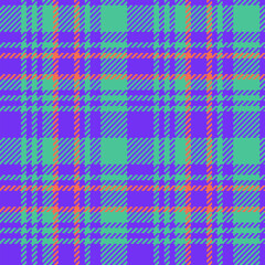 Pattern texture textile. Plaid background tartan. Seamless vector fabric check.