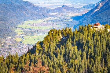 Garmisch-Partenkirchen von oben