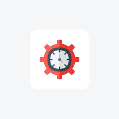 Camping, compass fully editable vector fill icon

