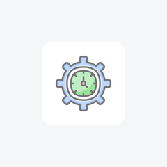 Camping, compass fully editable vector fill icon

