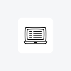 Content, design fully editable vector flat icon

