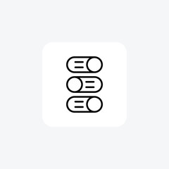 Multimedia extension  fully editable vector icon

