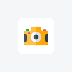 Camera, gadget fully editable vector icon

