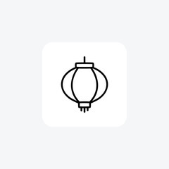 China, chinese, decoration fully editable vector icon
