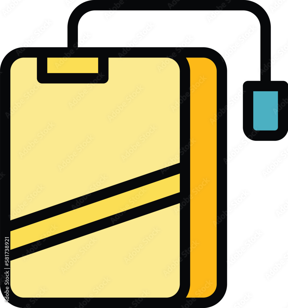 Poster backup technology icon. outline backup technology vector icon for web design isolated on white backg