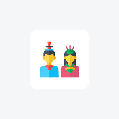 Hinamatsuri festival fully editable vector icon

