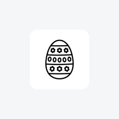 Easter festival fully editable vector icon

