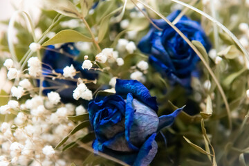 Bouquet fleurs s&eacute;ch&eacute;es