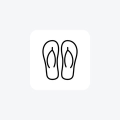 Casual outfit fully editable vector icon

