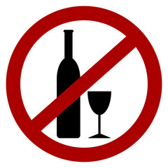 No alcoholic drink icon