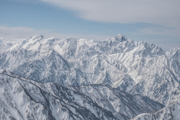 Fototapeta na wymiar 美しき冬の山